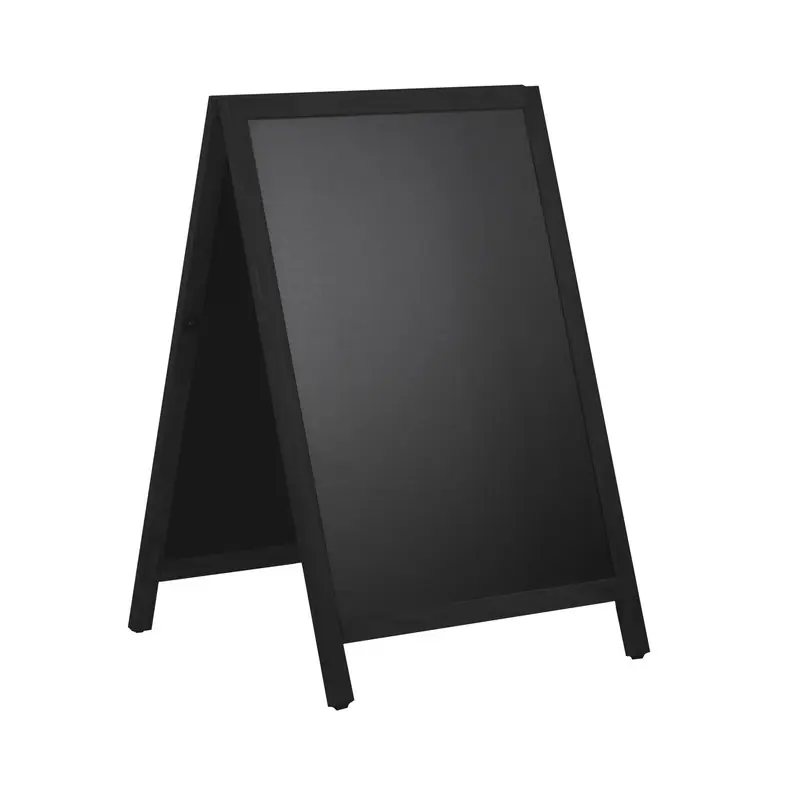 Stoepbord DeLux zwart - 66x104cm Speciale Aanbieding