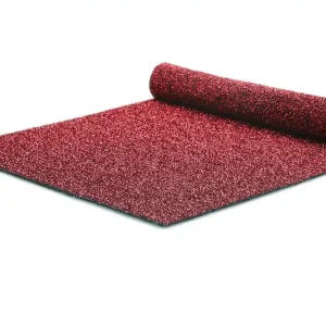 Goedkoop Glitterloper rood - 5x 1 meter breed - Met brandcertificaat