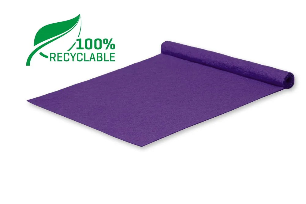 Beperkte Voorraad Tokyo Recycle loper paars - Beschermende folielaag - 5x 1 meter