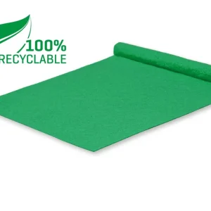 Uitverkoop Tokyo Recycle loper groen - Beschermende folielaag - 5x 1 meter
