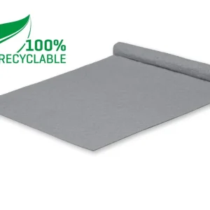 Tokyo Recycle loper lichtgrijs - Beschermende folielaag - 5x 1 meter Beperkte Voorraad