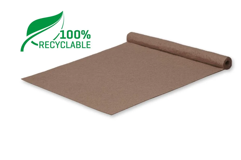 Tokyo Recycle loper mokka - Beschermende folielaag - 5x 1 meter Goedkoop