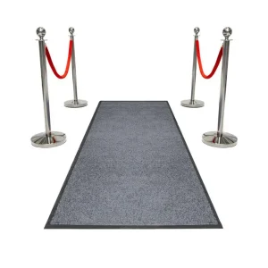 Op = Op Entreepakket Welcome chroom - Loper grijs