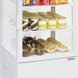 Koopje Mini-Koelvitrine Wit 58 Liter