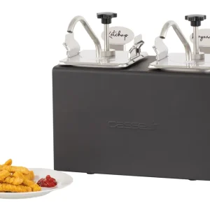 Korting Sausdispenser 2x 1/6 GN - Eutectische Plaat