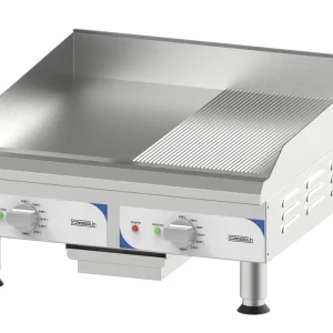 Op = Op Bakplaat Premium Groot - Glad+Geribbeld - 615x710x(H)333mm