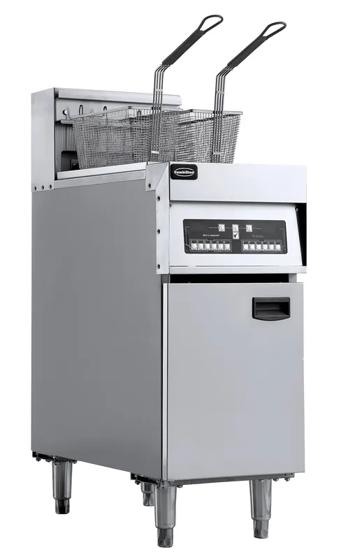 Superprijs Friteuse elektrisch - Met onderstel - 2x 12,5 liter - 400 Volt