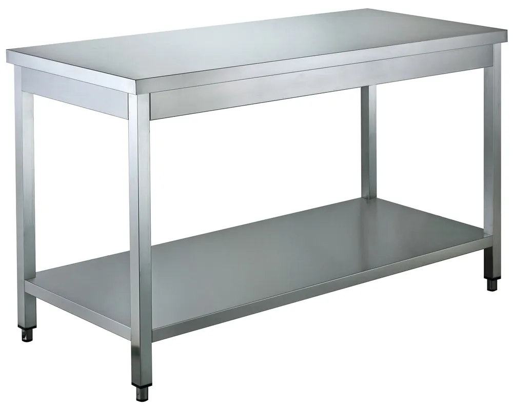 RVS Werktafel - 800x600x(h)850mm Bestel Nu