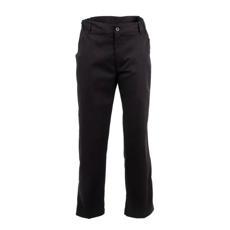 Executive unisex koksbroek visgraat zwart S Seizoensaanbieding