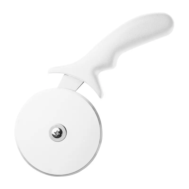 Must-Have RVS pizzasnijder Hygiplas wit 10cm