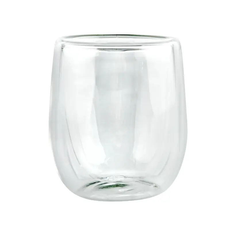 Dubbelwandige latte glazen 270ml - 12 stuks Speciale Aanbieding