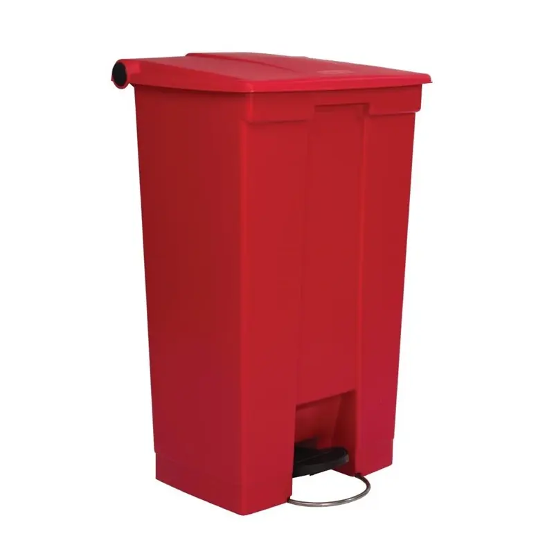 Hoge Kwaliteit Step-On pedaalemmer 87L - Rood