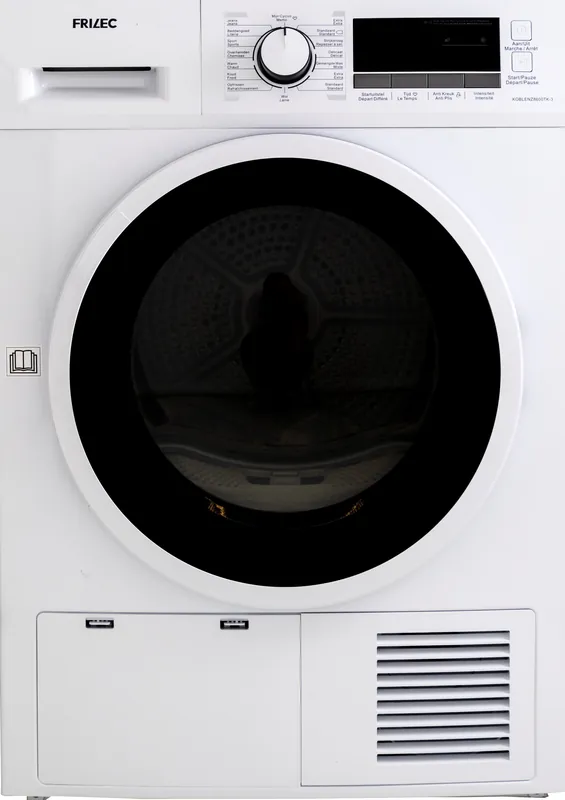 Wasdroger 8 kilo wit - Met kinderslot - Energielabel B Gratis Retour