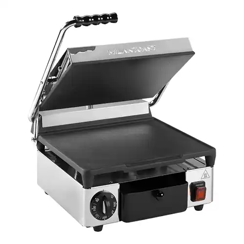 Seizoensaanbieding Contactgrill glad Milantoast - 320x380x(h)170mm