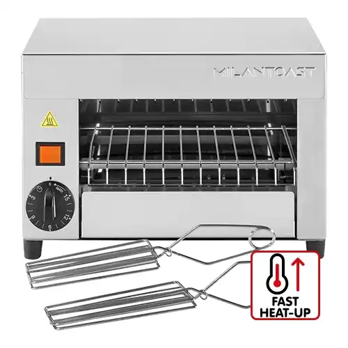 Tosti salamander Milantoast - 1 etage - Fast heat-up Bestseller