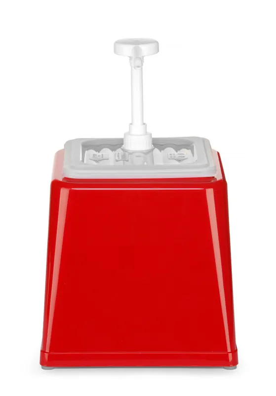 Bestseller Sausdispenser met pomp 2,5L - Rood