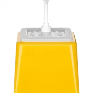 Direct Verzonden Sausdispenser met pomp 2,5L - Geel