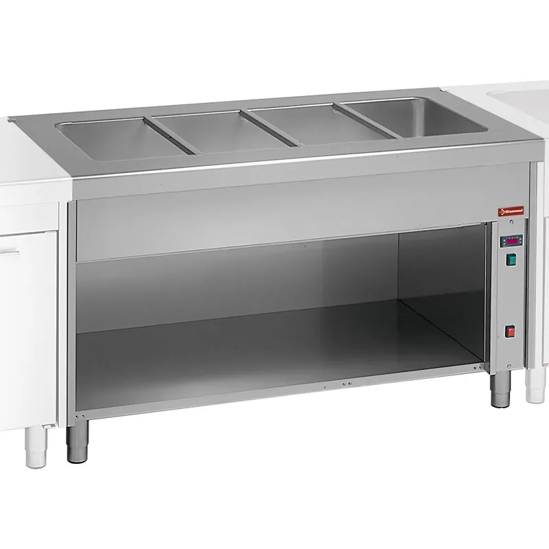 Gereduceerde Prijs Bain Marie met onderstel 2x 1/1GN - 2kW
