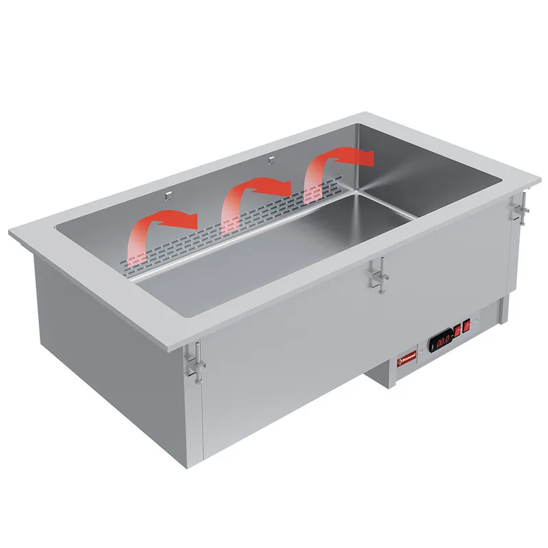 Drop-in Bain Marie element 5x 1/1GN - Droog en geventileerd Seizoensaanbieding