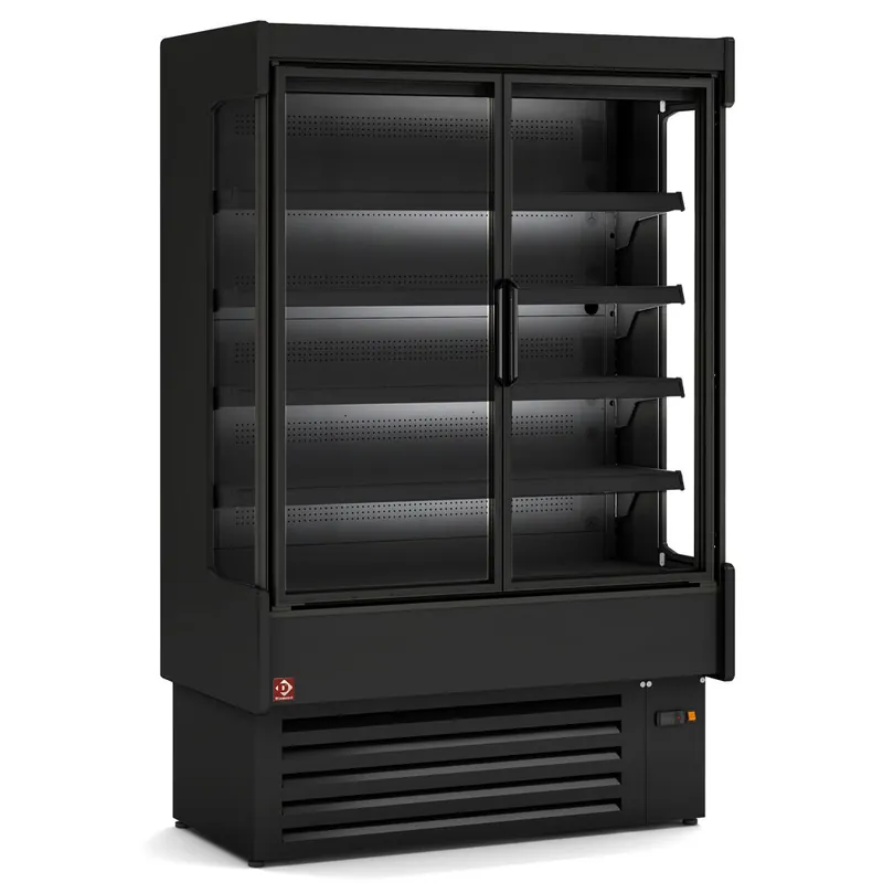 Uitverkoop Wandkoeling zwart - 2 klapdeuren - 1310x797x(h)2000mm