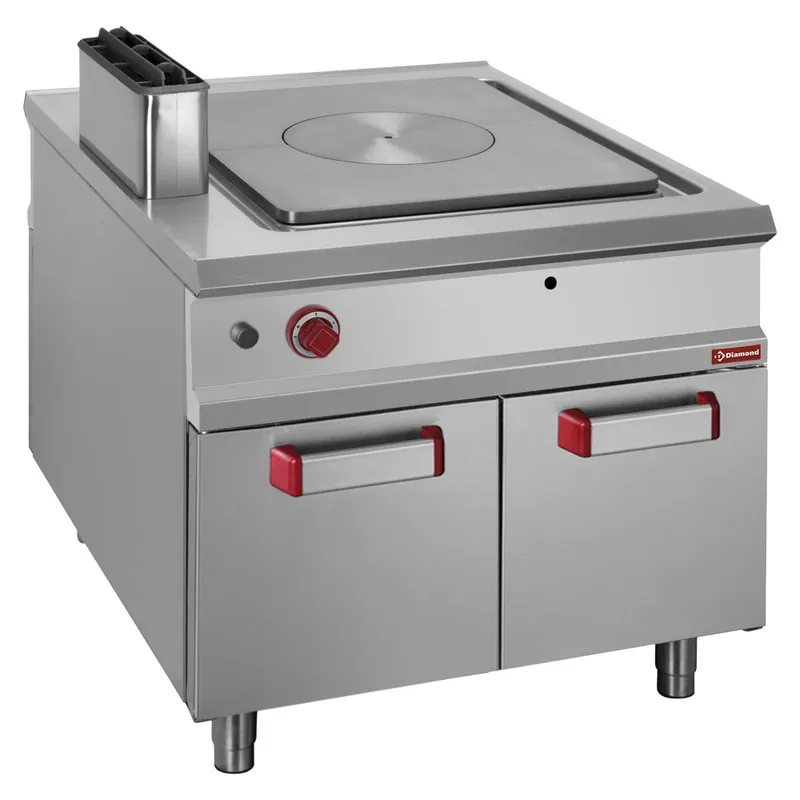 Pass-Through doorkookplaat gas - 900x1100x(h)850mm Op = Op