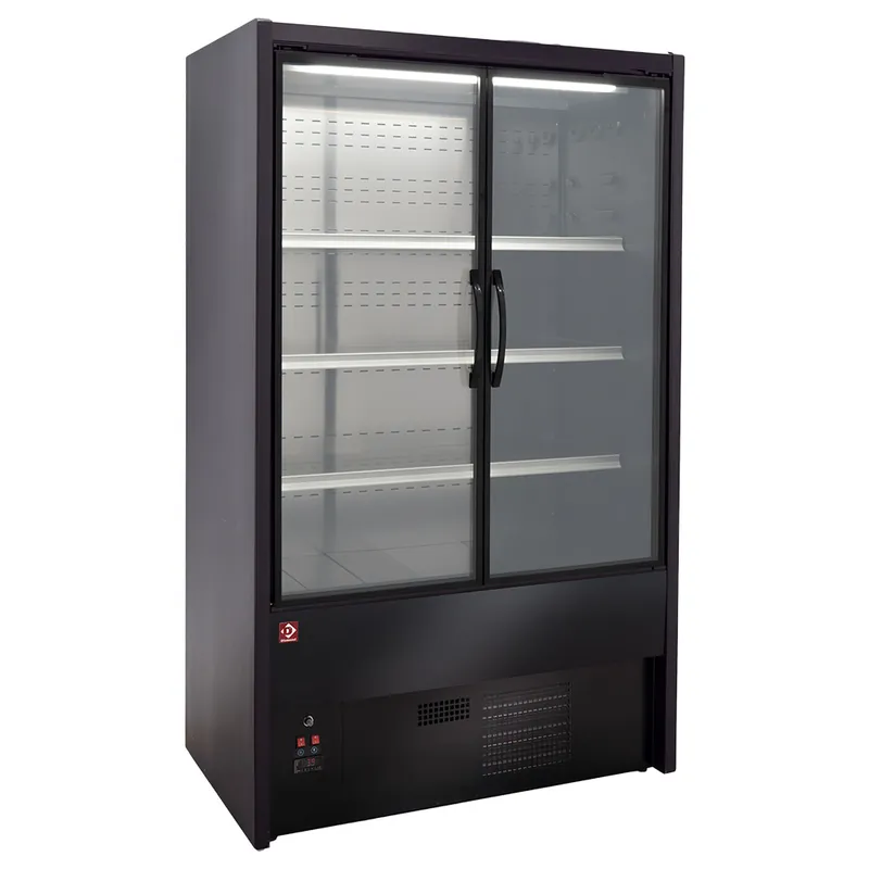 Wandkoelmeubel zwart - 1000x710x(h)1995mm Snelle Levering