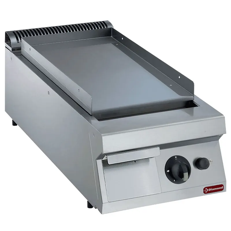 Nieuw Bakplaat gas glad - Verchroomd - 400x900x250/320mm
