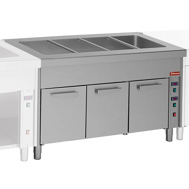 Koop Online Bain Marie met warmhoudkast 2x 1/1GN