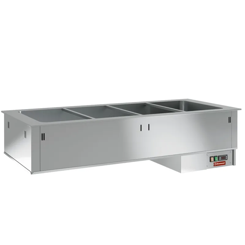Drop-in Bain Marie kuip 4x 1/1GN Express Levering