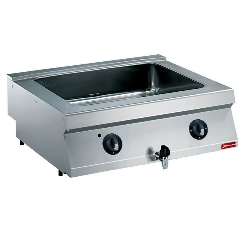 Koopje Bain Marie 2/1GN met aftapkraan - 800x730x(h)320mm