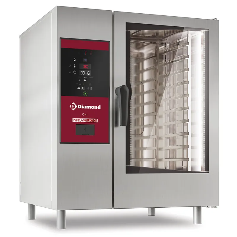 Stoom convectieoven 10x 1/1GN - Auto-Cleaning - 400V Lage Prijs