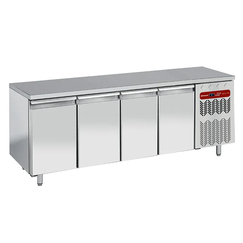 Finale Uitverkoop Vrieswerkbank geventileerd 4 deurs - 1/1 GN - 2250x700x(h)880/900mm
