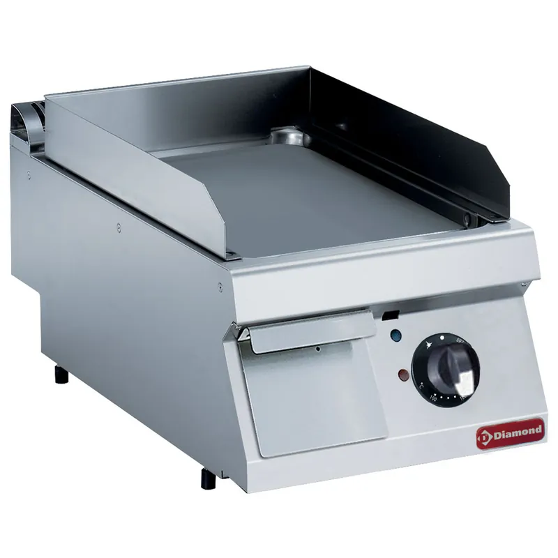Betrouwbaar Bakplaat elektrisch glad - Verchroomd - 400x700(730)x(h)250/320mm