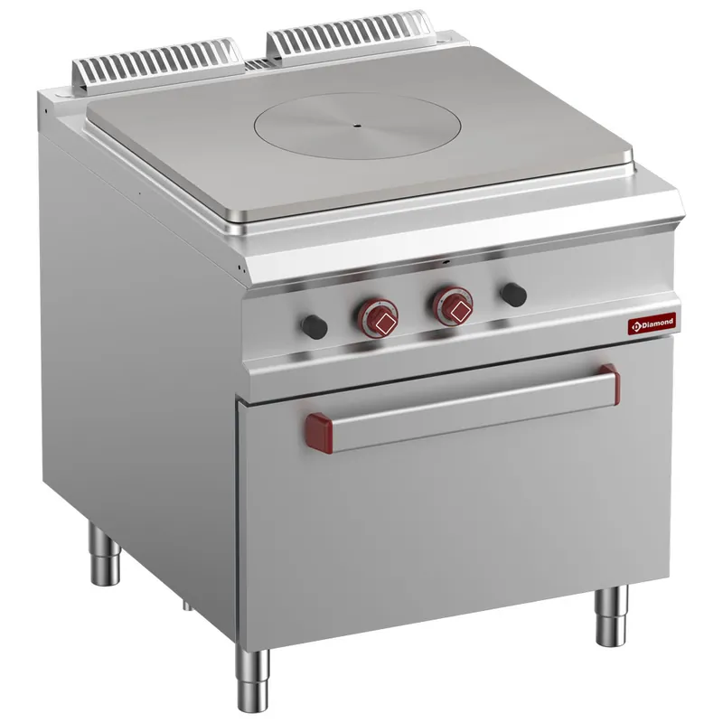 Nieuw Doorkookplaat met gasoven - 800x900x(h)920mm