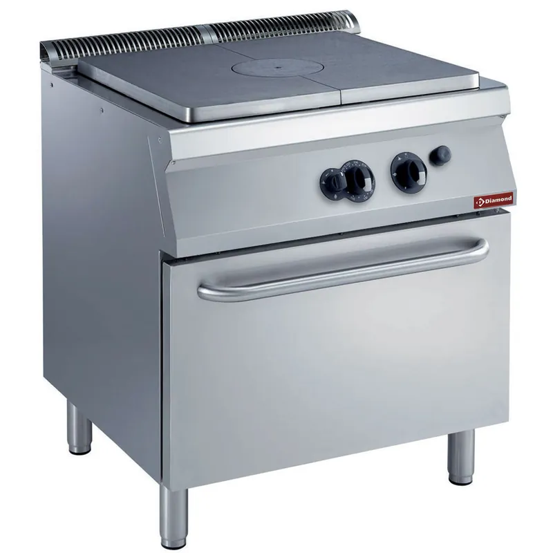 Doorkookplaat fornuis - Gasoven 2/1GN Meest Verkocht