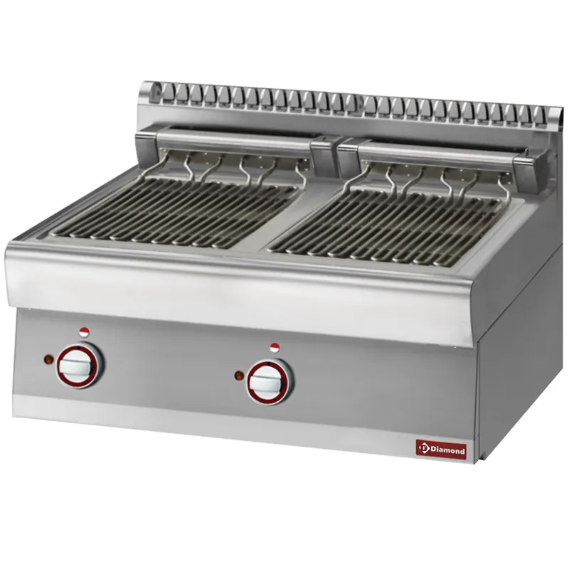 Hoge Kwaliteit Stoomgrill elektrisch - Braadoppervlak 2x 270x450mm - 400V