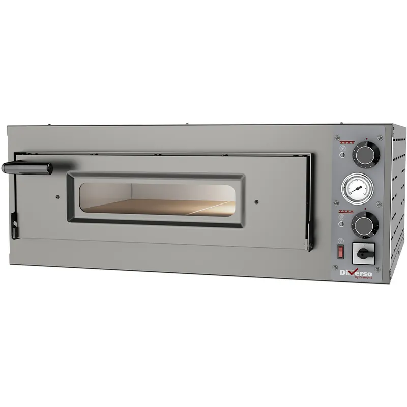 Pizzaoven elektrisch - 4x pizza Ø350mm - 5,75kW/400V Lage Kosten