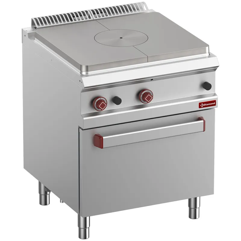 Beperkt Aanbod Doorkookplaat gas - Gasoven 2/1GN