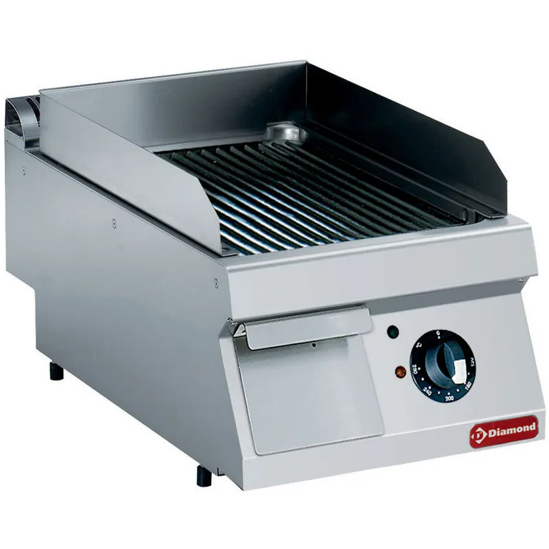 Nu Kopen Elektrische bakplaat geribt - 400x730x(h)320mm