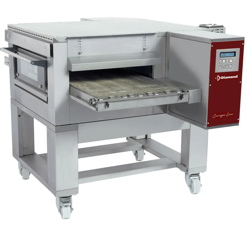 Elektrische tunnel-oven breedte 500mm - Geventileerd - 400V Tijdelijk Beschikbaar