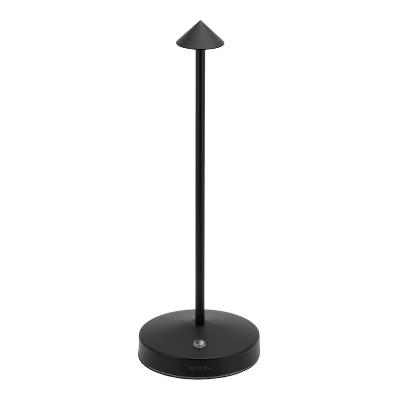 Tafellamp Angelina zwart - LED en magnetische oplaadkabel Direct Verzonden