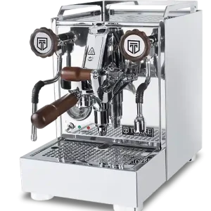 Laatste Kans Torre Luigino RVS espressomachine - Houten handgrepen