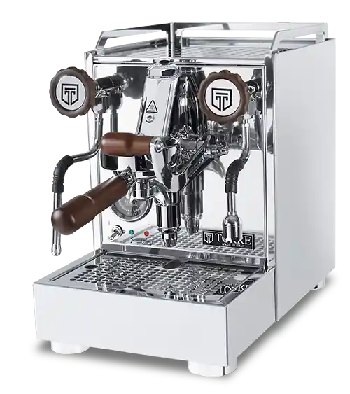 Laatste Kans Torre Luigino RVS espressomachine - Houten handgrepen