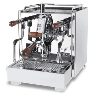 Torre Peppina RVS espressomachine - Houten handgrepen Merkproduct