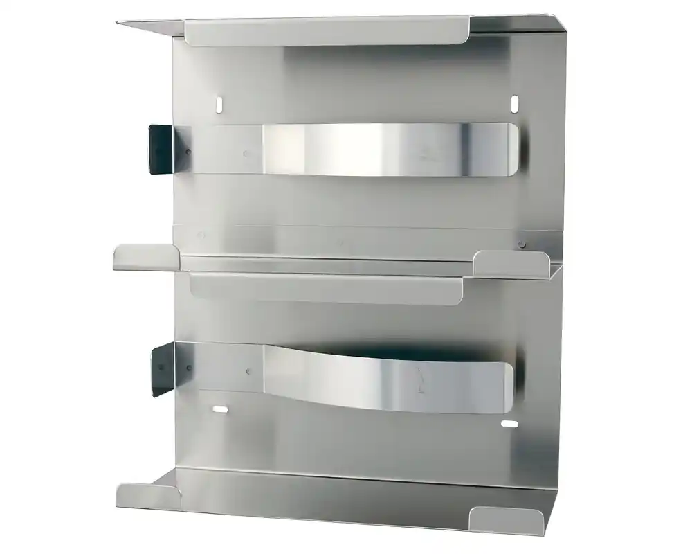 Populair MediQo-line handschoendispenser duo - RVS
