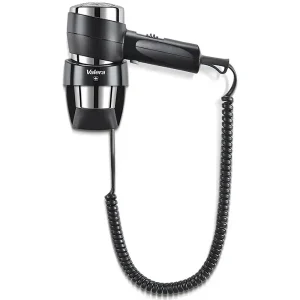 Wandhaardroger zwart/chroom 1600W Korting