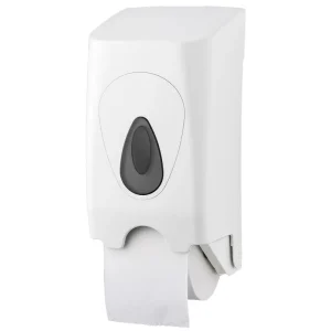 Voordeelprijs Toiletrolhouder 2 rols wit - Geschikt voor doprollen