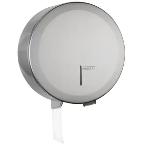 Veilige Betaling Toiletrolhouder rond 3 rols - RVS