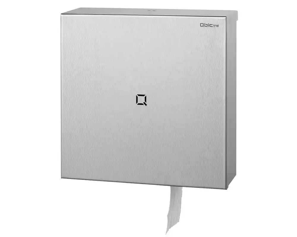 Superprijs Jumboroldispenser toiletpapier maxi - RVS