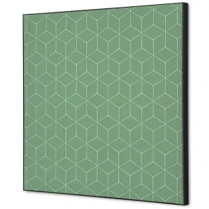 Superprijs Wanddecoratie hexagon groen - 400x400mm